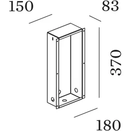 Wever & Ducré Stripe 0.7 LED, schwarz