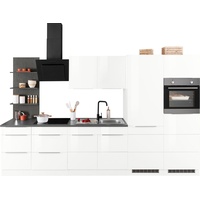 Kochstation Küchenzeile »KS-Brindisi«, ohne Geräte, Breite 330 cm, weiß