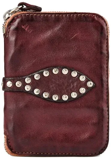 Campomaggi Tosca Geldbörse RFID Schutz Leder 13 cm  rot