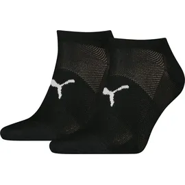 Puma Sport Light Sneakersocken 2 Paar Schwarz 43-46