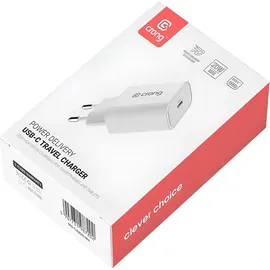 Crong USB-C Power Delivery 20W Wandladegerät Weiß