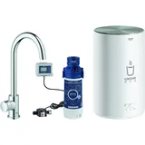 Grohe Red Mono Standventil und Boiler Größe M, C- Auslauf, Farbe: chrom