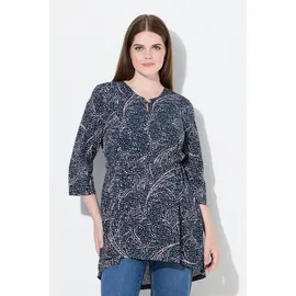 Ulla Popken Longshirt in marine | Gr.: 42-44