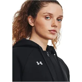 Under Armour Rival Fleece Fullzip Damen Midlayer, schwarz - MD