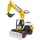 Bruder 03413 - Mobilbagger gelb/weiß 1:16