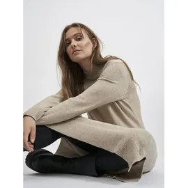 VILA Ril Crew Kleid Natural Melange XL