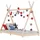 vidaXL Kinderbett mit Himmel Kiefer 70 x 140 cm braun