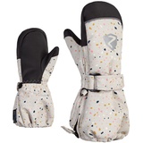 Unisex Baby LANUP Ski-Handschuhe Wintersport wasserdicht extra warm Wolle terazzo Print 80cm