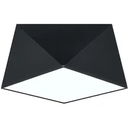 Deckenleuchte Deckenlampe PVC Stahl Schwarz modern Schlafzimmer Esszimmer Küche