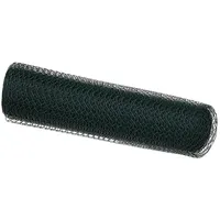 VidaXL Sechseckzaun Grün 0.8x10 m Stahl