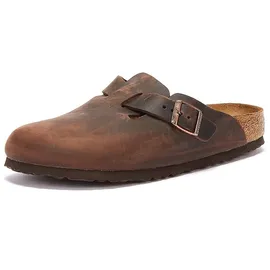 Birkenstock Boston Nubukleder geölt schmal habana 44