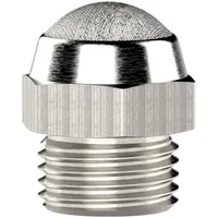 Riegler Schalldämpfer, Edelstahl, flach, G 3/8, SW 19