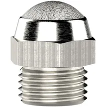 Riegler Schalldämpfer, Edelstahl, flach, G 3/8, SW 19