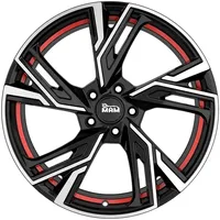 Mam Baby MAM RS5 Black Front Polish Red Inside 7x16 ET38 5x100 ML63.4