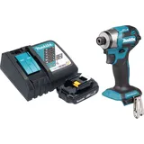 Makita DTD 173 RY1 Akku Schlagschrauber 18 V 180 Nm 1/4“ Brushless + 1x Akku 1,5 Ah + Ladegerät