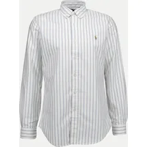 Ralph Lauren Langarmhemd Blau/Weiß gestreift XL
