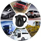 Tragbarer Wasserkocher Für Auto Und Camping – 1000 Ml Reise-wasserkocher Mit Automatischer Abschaltung – 24 V, 250 W Heizleistung Für Tee Und Kaffee