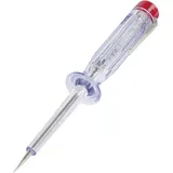 EMOS - Spannungsprüfer und Schraubendreher 2-in-1 - Spannungstester mit Phasentest, Volttester, Spannungsmesser AC/DC - 0(200)–250 V - optische Signalisierung - batterielos - transparent