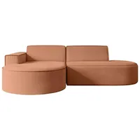 altdecor Ecksofa Rosa, Textil, 3-Sitzer, L-Form Corner Sofa Bett Eckcouch Couch Wohnlandschaft Cauchsofa MARI-L1 - Couches, Wohnlandschaften, Ecksofas