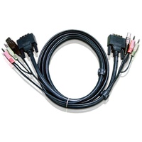ATEN 2L-7D02UI - USB- / Audio-Kabel, USB, DVI, 3,5mm
