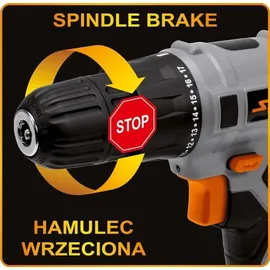STHOR Akku-Bohrschrauber 18V inkl. 1 x 2,0 Ah + Ladegerät