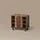 livinity Waschbeckenunterschrank Fucino 60 x 54 cm Braun