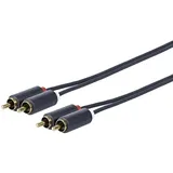 Vivolink Audiokabel PRORCARCA1 2x RCA-Stecker 1,0m (PRORCARCA1)