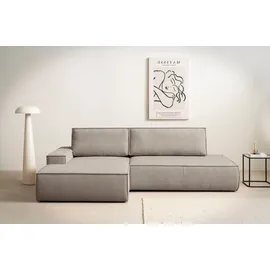 OTTO home Eckcouch Cord 2-Sitzer Grau