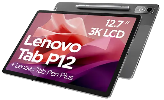 Lenovo Tab P12 8GB 256GB Wifi - Storm Grey + Pen MediaTek Dimensity 7050 Prozessor 2,60 GHz , Android, 256 GB UFS 2.2