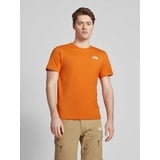 The North Face Redbox Celebration T-Shirt mit Label-Print, orange XL