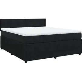 vidaXL Boxspringbett 180 x 200 cm Schwarz