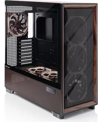 ANTEC Flux Pro Noctua Edition ATX-Gehäuse schwarz/braun, Glasfenster