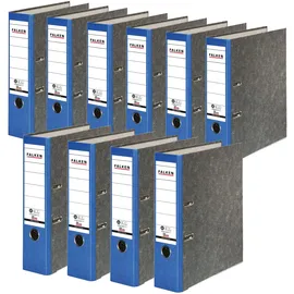 Falken Ordner Recycling 8 cm DIN A4 blau 10 St.