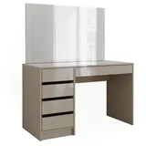 Vicco Schminktisch Sherry Greige, 120 x 75 cm mit Spiegel