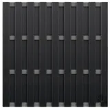 Dekker Hout Selbstbauzaun »Ibiza«, BxH: 180 x 180 cm, anthrazit - grau