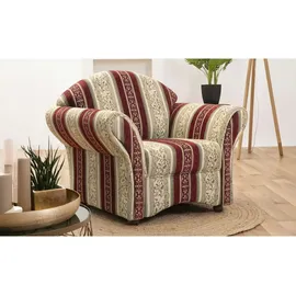 Max Winzer Sessel Corona Chenille 96 x 83 x 0 cm Rot