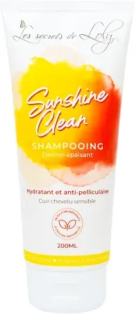 Les Secrets De Loly Sunshine Clean Shampoo Dermo-Sanftes Shampoo Empfindliche Kopfhaut Tube 200ml