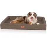 Knuffelwuff Hundebett Austin 120 x 100 cm braun