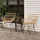 furnicato Gartenstuhl 56 x 64 x 80 cm braun 2 St.