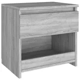 vidaXL Nachtschrank Grau Sonoma 39 x 39 x 30 cm Grau