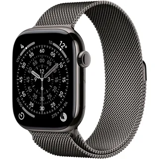 GPS + Cellular 46mm Slate Titanium Milanese Loop slate M/L