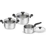 Tefal Primary Inox 16/18/20 Cm Topfset - Stainless - One Size