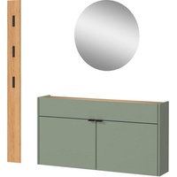 Germania Garderoben-Set Ameca, (Set, 3-St), mit Mehrzweckschrank, Spiegel und
