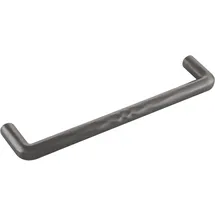 Furnipart Möbelgriff Shuffle LA160 - Designer Griff für Möbel - abgerundet mit verzierung, Zinkdruckguss anthrazit gebürstet