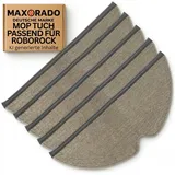 Maxorado Zubehör Set passend für Roborock S4 S5 MAX S6 Pure E2 E3 E4 E5 Q5 Xiaomi C1 Staubsaugerroboter (MobTuch)