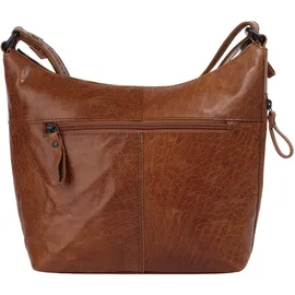 Spikes & Sparrow CROSSOVER Umhängetasche Leder Brown