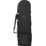 SUNGOOYUE Reisetasche, 600D Oxford Reel Faltbare Luftfahrttasche Schlägertasche Aufbewahrungstasche mit Rollen (Gold)