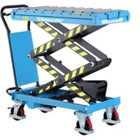 Hanselifter Hubtischwagen mit Rollenbahn, Tragf.: 300 kg, Typ: SPSR300