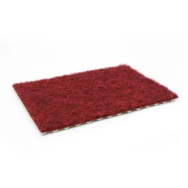 Primaflor Primaflor-Ideen in Textil Kunstrasen »GREEN, Made in Netherlands«, rechteckig, 7,5 mm Höhe, Rasenteppich, rot, mit Noppen, witterungsbeständig & wasserfest