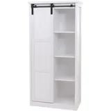 Mendler Highboard 163 x 76 x 38 cm Weiß